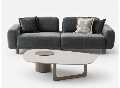 Wohnzimmer Set Sofa 3 Sitzer Luxuriöses Couchtisch Polstersofa Moderner