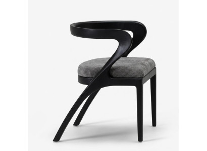 Stuhl Modern Schwarz Bequem Esszimmerstuhl Design Luxus Polster