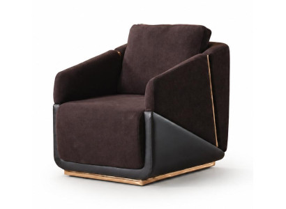 Sessel bequem weich geräumig schön moderner Stil braun  neu