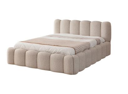 Bett Luxuriöses Komfortdoppelbett Kunstleder Zweibett Komfortbett
