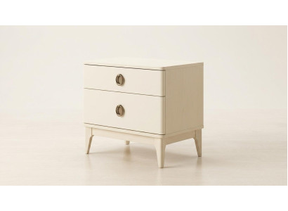 Nachttisch Holz Modern Mit Aufbewahrung Beige Bequem Stilvoll