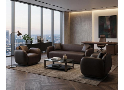 Sofa sessel bequemgeräumig weich moderner Stil schwarz neu