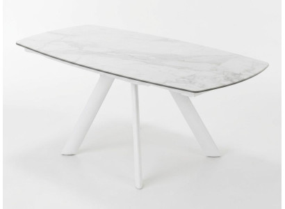 Esstisch Weiß Marmoroptik Metall Innenausstattung Moderner Stil Trend
