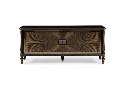 Elegantes Braunes Sideboard Luxuriöse Wohnzimmer Beistellkommode