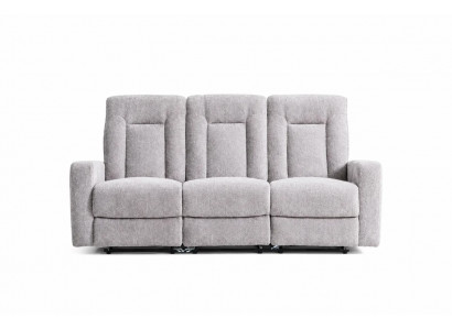 Komfortables 3-Sitzer-Kinosofa mit weichem Stoffbezug und Relaxfunktion