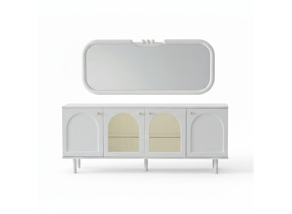 Размеры Elegantes Sideboard mit Spiegel im modernen Design