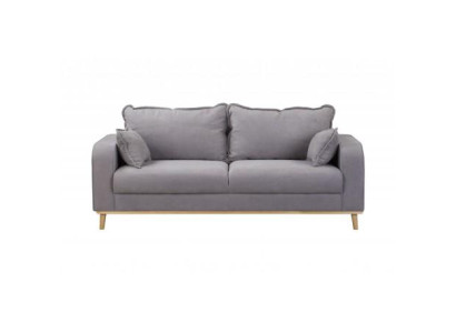 Graues Stoff-Zweisitzer-Sofa moderne Sofas Polstermöbel für das Wohnzimmer
