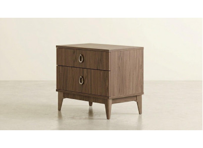 Nachttisch Holz Modern Bequem Stilvoll Braun Minimalistisch