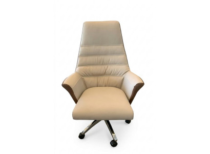 Bürostuhl bequem komfortabel weich geräumig  Beige modern neu