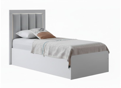 Stilvolles Bett im modernen Design für erholsamen Schlafkomfort