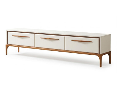 TV Board Stil modern weiß Wohnzimmer praktisch komfortabel geräumig