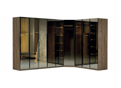 Moderner Brauner Eckschrank Schlafzimmer Schränke Stauraumschrank