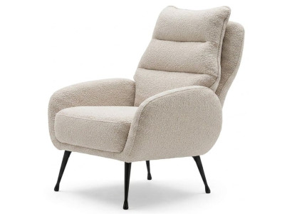 Sessel Moderner Stil Beigе Luxuriöse Bequem Stilvoll Minimalistisch