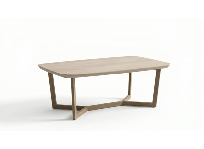 Couchtisch Modern Holz Beige Skandinavisch Design Wohnzimmertisch