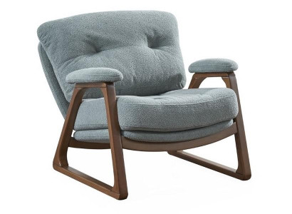 Sessel bequem weich geräumig schön moderner Stil Blau