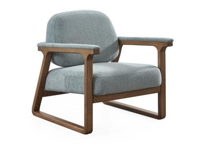 Sessel bequem weich geräumig schön moderner Stil Blau