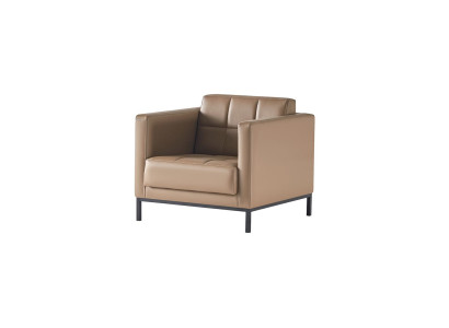 Sessel braun modern elegant funktional ergonomisch Stoff