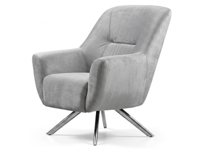 Sessel Moderner Stil Grau Komfortabel Bequem Stilvoll Minimalistisch