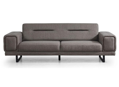 3-Sitzer-Sofa bequem weich geräumig moderner Stil grau