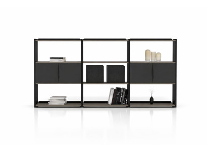 Designer bücherregal regal system schrank modern schwarz