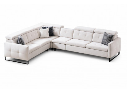 Italienisches Designer-L-Sofa Polstersofa Eleganter Möbel Wohnzimmer