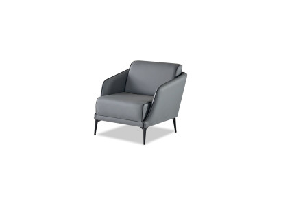 Sessel modernes Grau elegant minimalistisch vielseitig ergonomisch