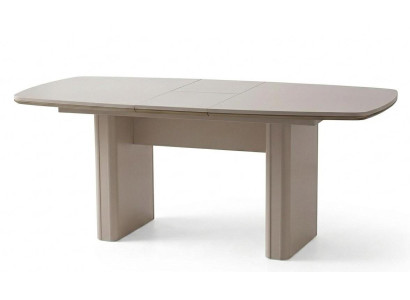 Esstisch Modern Beige-grau  Geometrisch Ausziehbar  Funktional Elegant