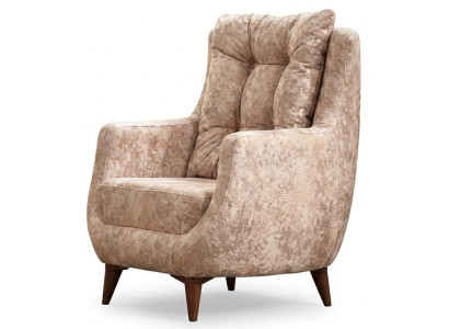 Sessel Moderner Stil Beigе Gemütlich Bequem Stilvoll Minimalistisch
