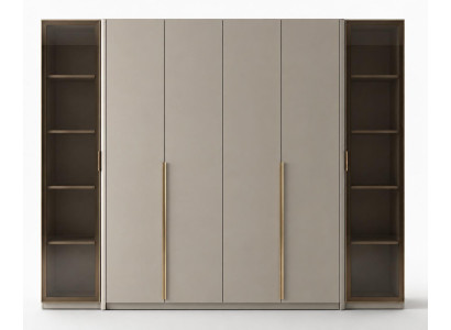 Schrank Modern Beige Funktional Symmetrisch Trendig Zurückhaltend