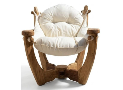 Sessel bequem weich geräumig schön moderner Stil weiß braun