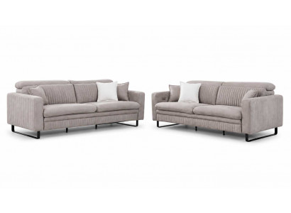 Italienisches modernes Sofa Set 2+2 Sitzer bequem stilvoll Luxus Polstermöbel