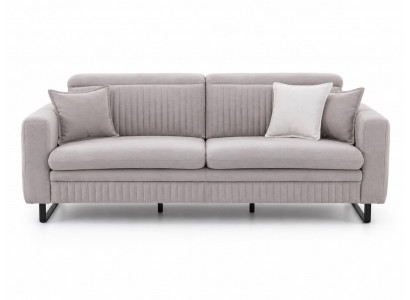 Wohnzimmermöbel Modernes italienisches Grau Sofa 2-Sitzer elegantes