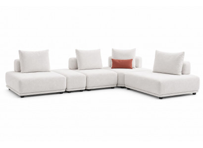 Großes modernes Ecksofa in L-Form italienisches Sofa Luxuriöse Wohnzimmer