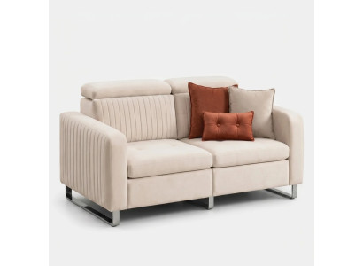 Italienischer Sofa 2 Sitzer Luxuriöses Wohnzimmer Polstersofa Moderner