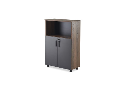 Modern Schlicht Braun Holz Konsolentisch Offen Vielseitig Loft-Stil