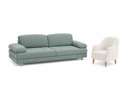 Sofagarnitur 3+1 Sitzer Wohnzimmer Sofa Set Eleganter Luxusmöbel 3tlg