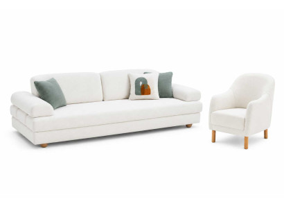 Wohnzimmer Sofagarnituren 3+1 Sitzer Designer Sitzmöbel 2tlg