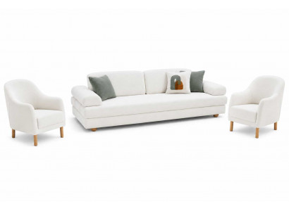 Luxuriöses Sofa Set 3+1+1 Sitzer Design Wohnzimmer Polstersofa Modernes