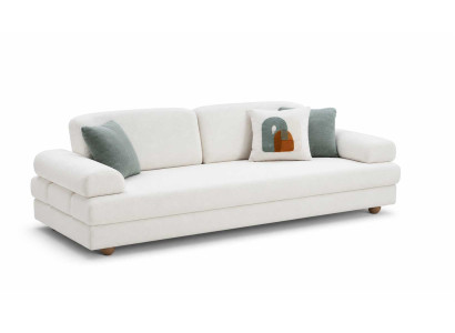 Sofa 3 Sitzer Luxuriöses Wohnzimmer Polstersofa Moderner Dreisitzer Couch