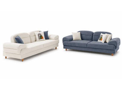 Sofagarnitur 3+3 Sitzer Elegante Wohnzimmer Luxusmöbel Polstermöbel Set 2tlg