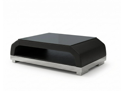 Couchtisch Modern Schwarz Weiß Hochglanz Elegant Wohnzimmertisch Luxus *