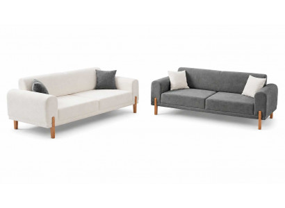 Wohnzimmer Sofagarnitur Komplettes 2x Sofa 3 Sitzer Elegantes Set