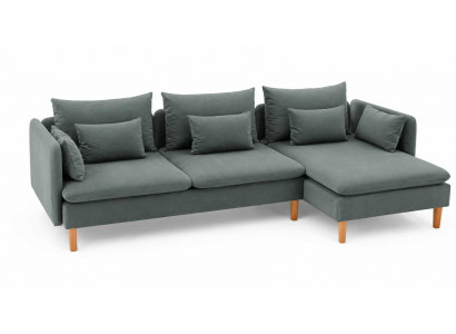 Modernes Sofa L-Form Grau Polstersofa mit Relax Funktion Couch