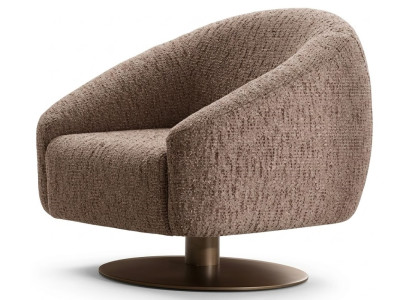 Sessel Braun komfortabel bequem Stil modern kompakt praktisch