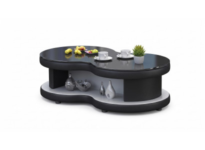 Couchtisch Modern Hochglanz Schwarz Elegant Wohnzimmertisch Luxus
