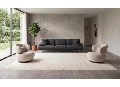 Sofa Set Sessel Modern Bunt Edel Luxus Wohnzimmer Polster Garnitur