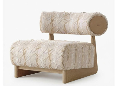 Beigе Sessel Moderner Luxuriöse Bequem Stilvoll Minimalistisch