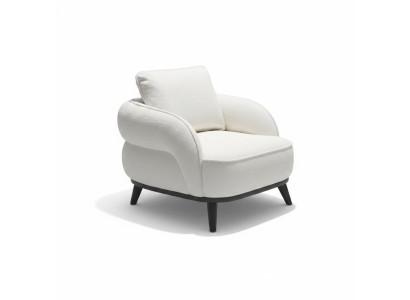 Sessel Weiß Modern Eleganter Polstersessel Lounge Couch
