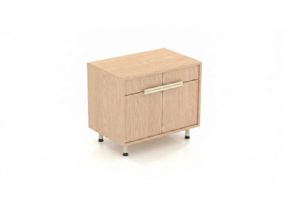 Hochwertige Beige Beistellkommode Designer Wohnzimmer Holzmöbel