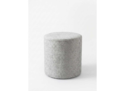 Hocker Grau Modern Eleganter Sitzhocker Polsterhocker
